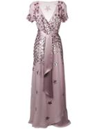 Temperley London Starlet Wrap Dress - Purple