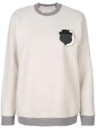 Julien David Shield Print Sweatshirt - White