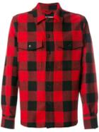 Ami Paris Check Buttoned Overshirt - Black