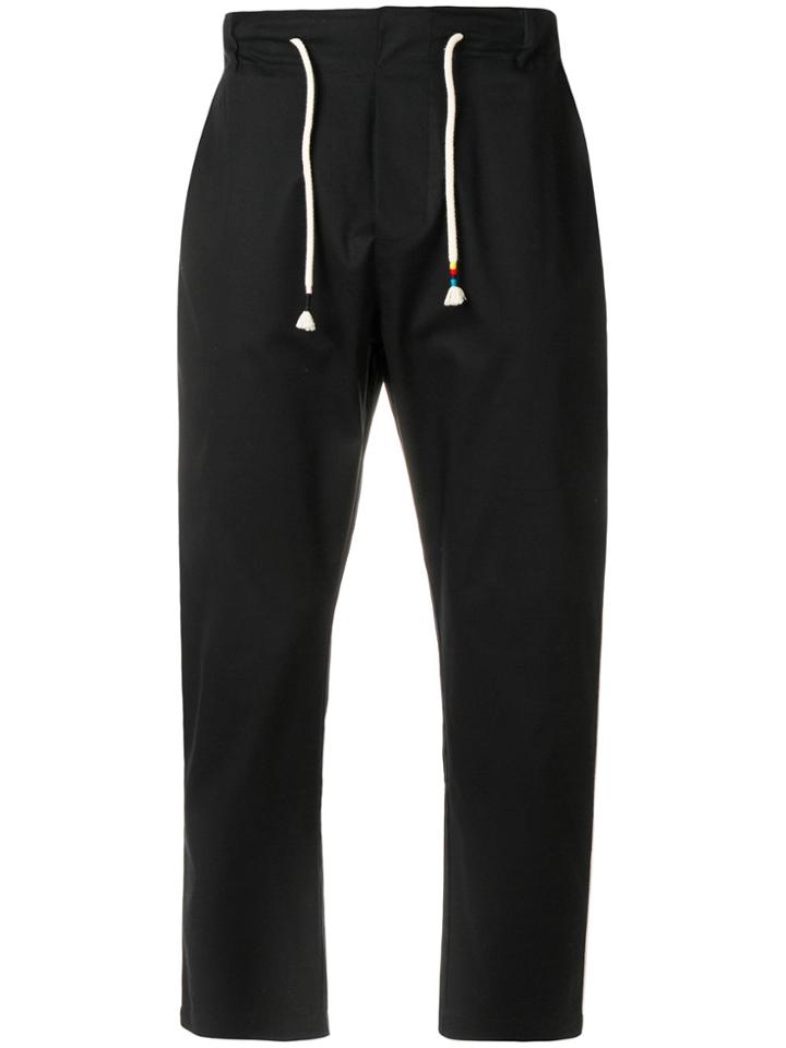 The Silted Company Loose-fit Drawstring Trousers - Black