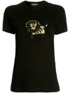Markus Lupfer Lion Applique T-shirt - Black