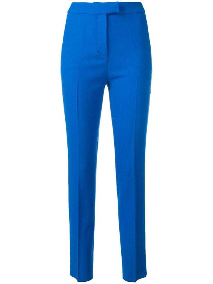 Giada Benincasa Tapered High-rise Trousers - Blue