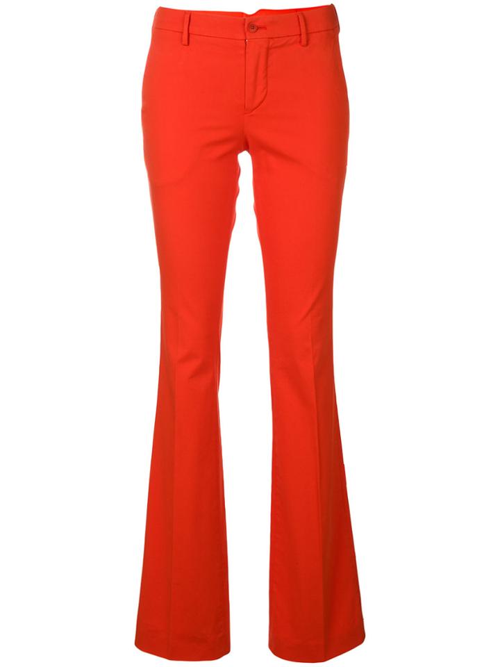 Pt01 Flared Trousers - Yellow & Orange