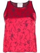 Forte Forte Printed Tank Top - Red