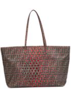 Fendi Vintage 'spalmati' Roll Tote Bag, Women's, Brown