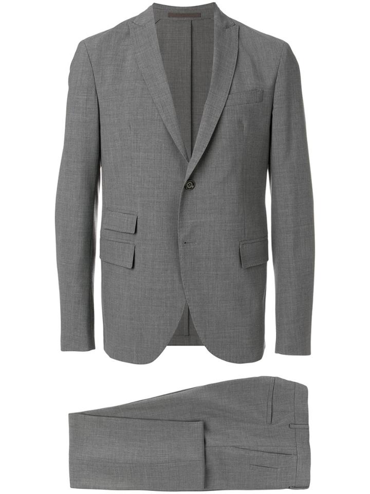 Eleventy Slim-fit Formal Suit - Grey