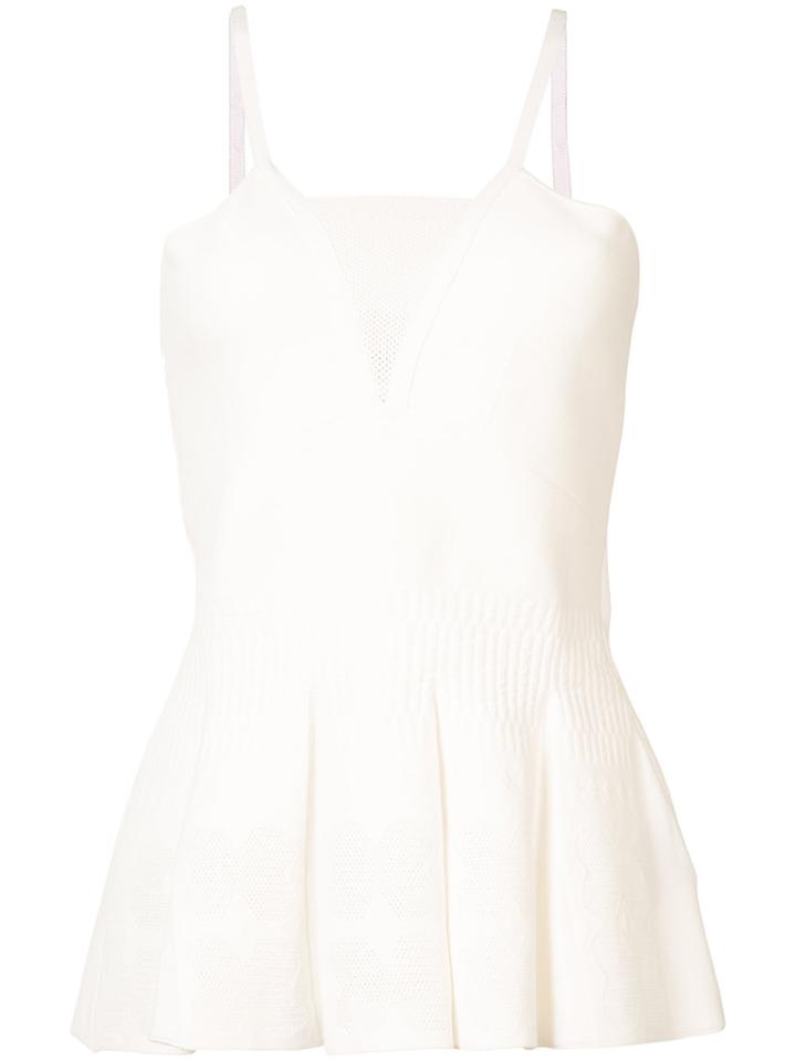 Roland Mouret Slim-fit Peplum Blouse - White