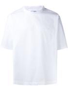 Comme Des Garçons Shirt Open Collar Boxy T-shirt, Men's, Size: Xs, White, Cotton