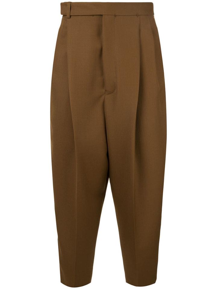 Haider Ackermann Tailored Trousers With Pleats - Brown