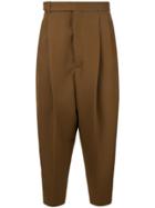 Haider Ackermann Tailored Trousers With Pleats - Brown