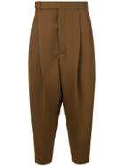 Haider Ackermann Tailored Trousers With Pleats - Brown