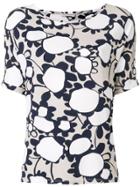Le Tricot Perugia Floral Short-sleeve Top - Nude & Neutrals
