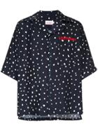 Charles Jeffrey Loverboy Polka-dot Short Sleeve Shirt - Blue