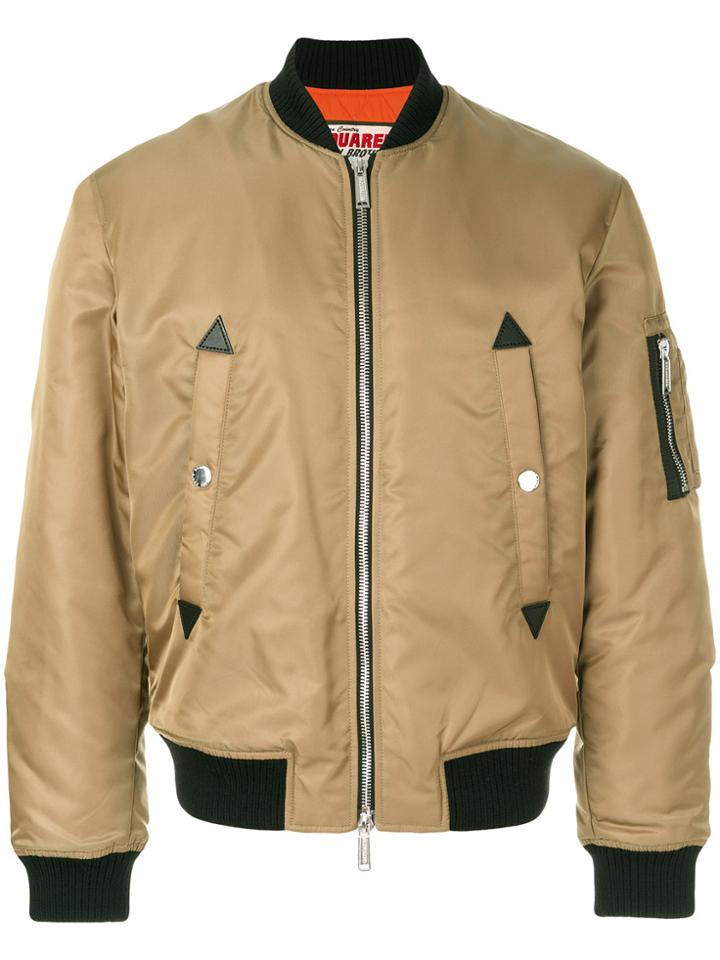 Dsquared2 Bomber Jacket - Nude & Neutrals