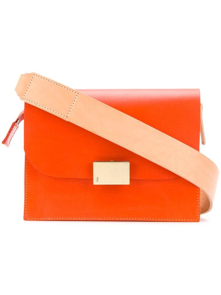 Ally Capellino Flap Shoulder Bag - Orange
