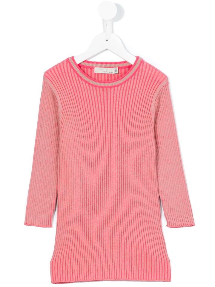 Stella Mccartney Kids - Ribbed Jumper - Kids - Cotton/acrylic - 8 Yrs, Pink/purple