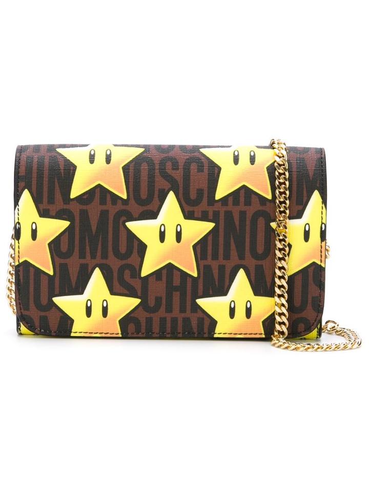 Moschino Star Logo Print Crossbody Bag