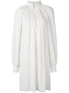 Tibi - Shirt Dress - Women - Silk/polyester/spandex/elastane - 4, Nude/neutrals, Silk/polyester/spandex/elastane