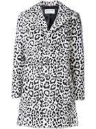 Saint Laurent Leopard Print Overcoat