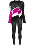 No Ka' Oi Metallic One-piece Suit - Black