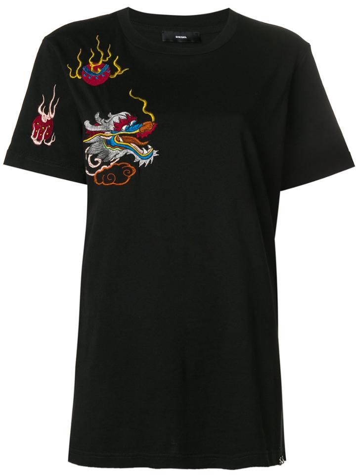 Diesel T-daria-a T-shirt - Black
