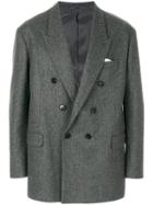 Neil Barrett Double-breasted Blazer - Grey