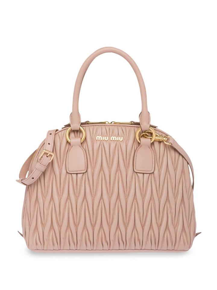 Miu Miu Matelassé Top-handle Bag - Neutrals