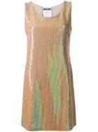 Moschino Sequinned Mini Dress - Gold