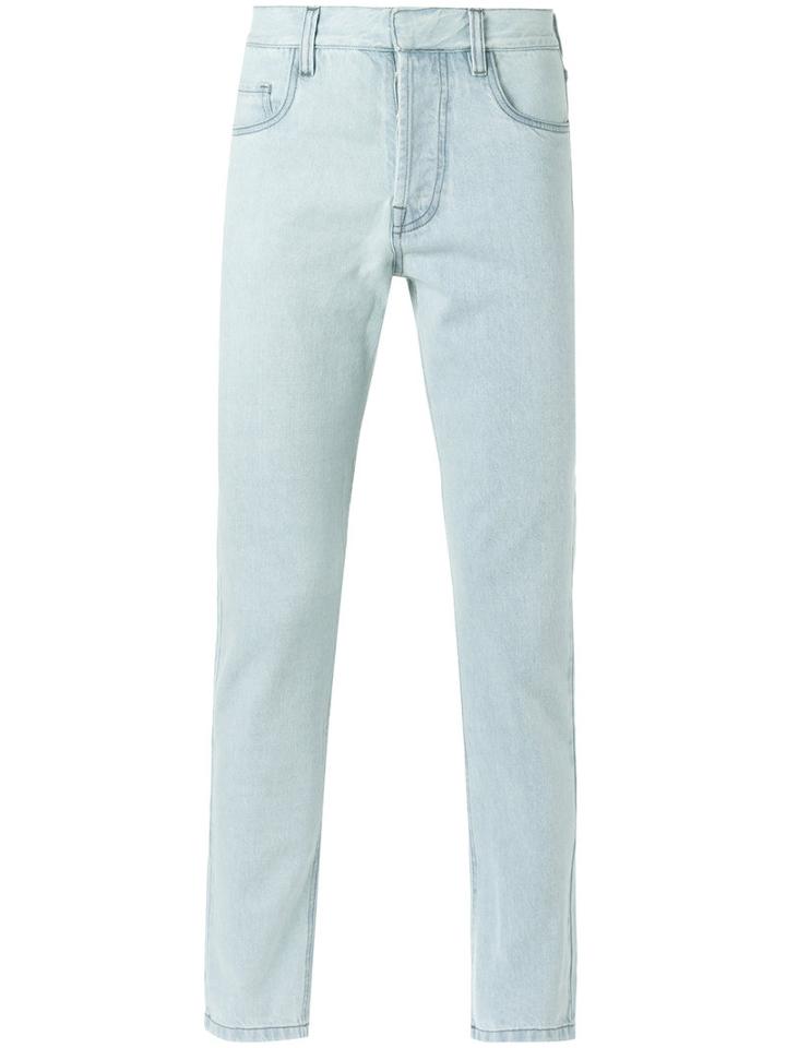 Egrey - Straight Denim (blue) Pants - Men - Cotton - 36, Cotton