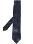 Boss Hugo Boss Square Embroidered Tie - Blue