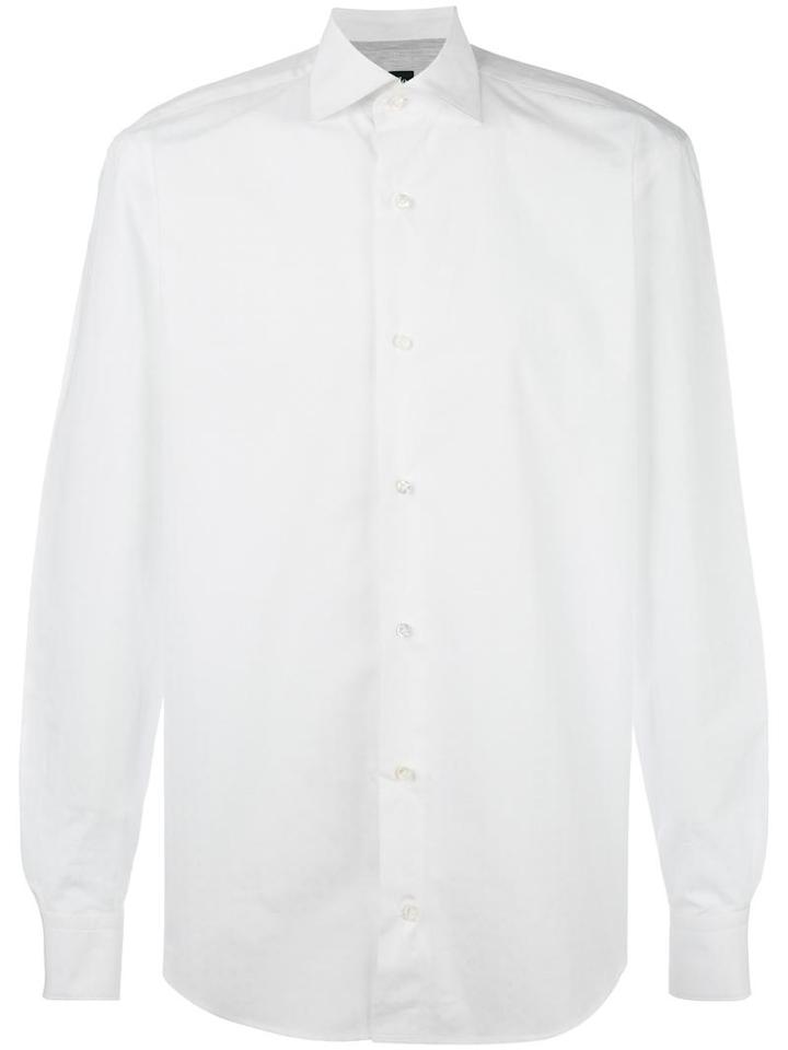 Eleventy Formal Shirt, Men's, Size: 38, White, Cotton