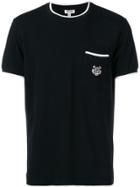 Kenzo Tiger Logo Chest Pocket T-shirt - Black