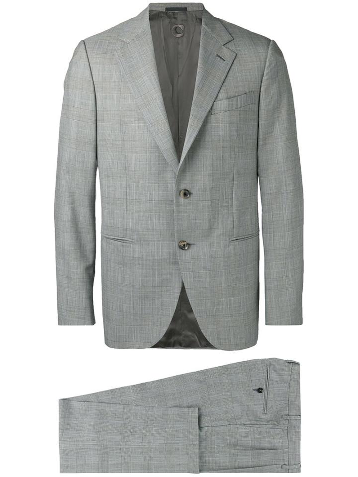 Caruso - Formal Suit - Men - Wool/cupro - 52, Grey, Wool/cupro