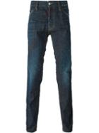 Dsquared2 Cool Guy Jeans, Men's, Size: 52, Blue, Cotton/spandex/elastane/calf Leather
