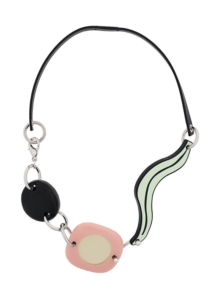 Marni Abstract Pendant Necklace - Multicolour