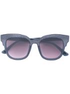 Jimmy Choo Eyewear - Mayela Sunglasses - Women - Acetate - 50, Black, Acetate