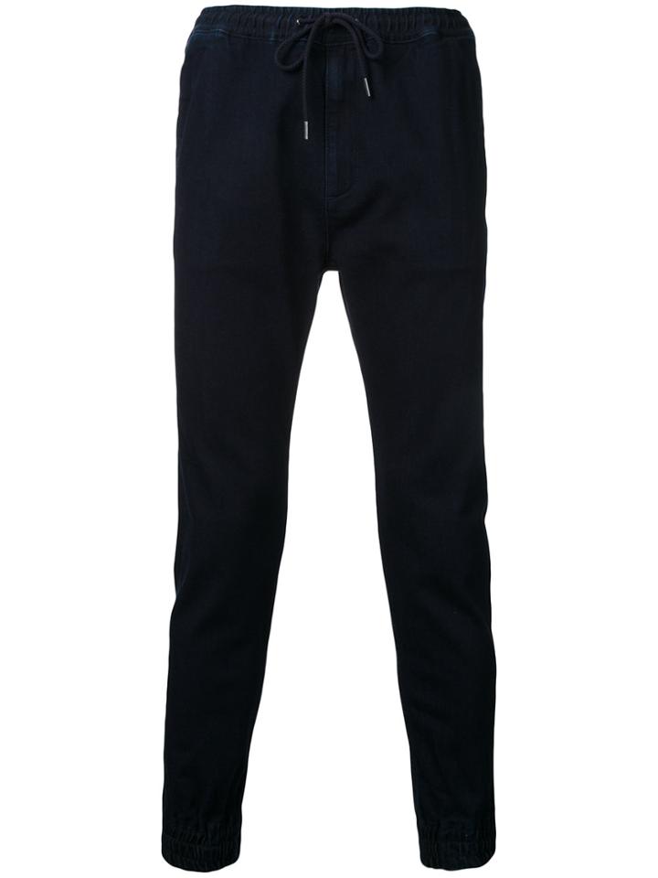 Monkey Time Gathered Ankle Trousers - Blue