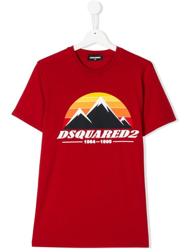 Dsquared2 Kids Mountain Print T-shirt