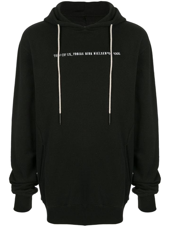 Tobias Birk Nielsen Embroidered Logo Sweatshirt - Black