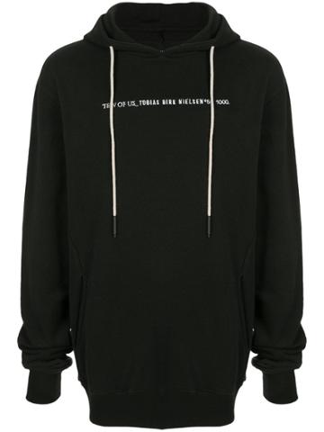Tobias Birk Nielsen Embroidered Logo Sweatshirt - Black