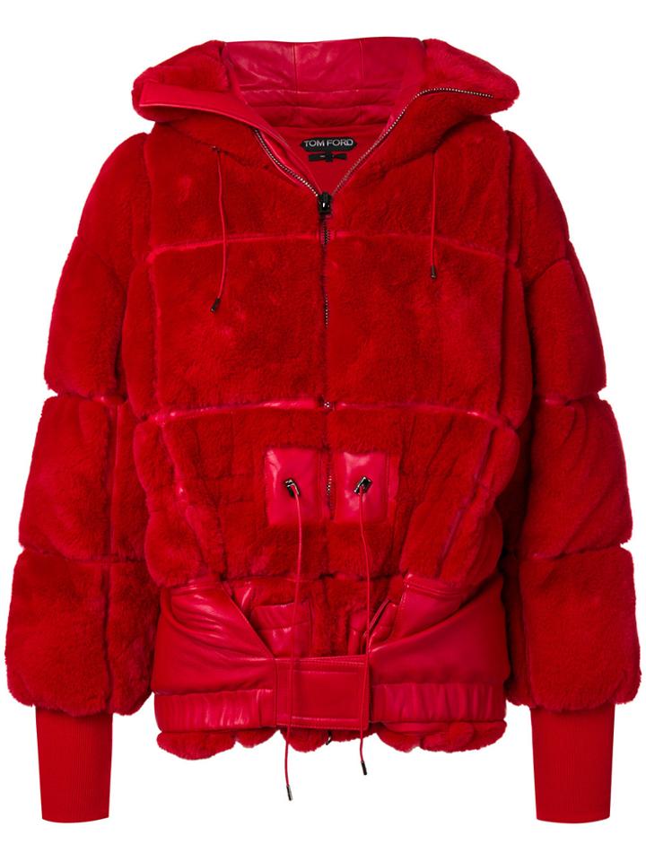 Tom Ford Puffer Coat - Red