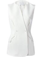 Esteban Cortazar Stud Detail Fitted Gilet
