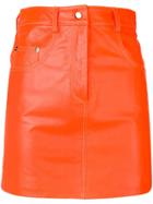 Manokhi Straight Mini Skirt - Yellow & Orange