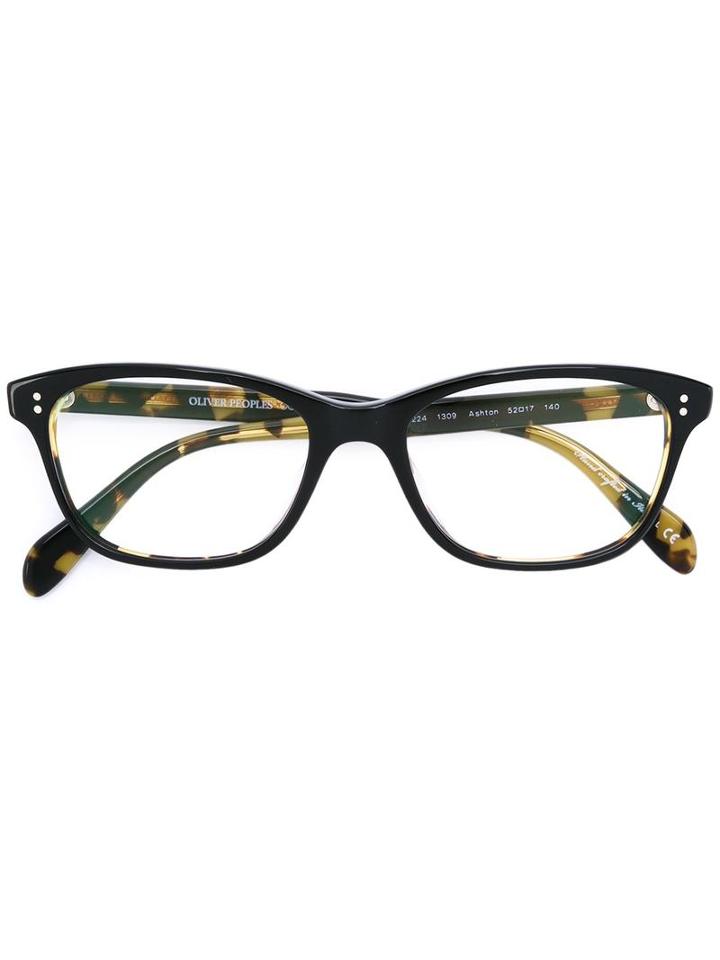 Oliver Peoples Ashton Glasses, Black, Acetate