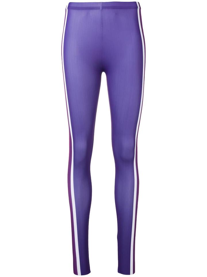Marcelo Burlon County Of Milan Slim Fit Leggings - Pink & Purple