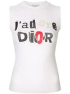 Christian Dior Pre-owned J'adore Dior Sleeveless Top - White