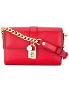 Dolce & Gabbana Dolce Crossbody Bag, Women's, Red, Leather