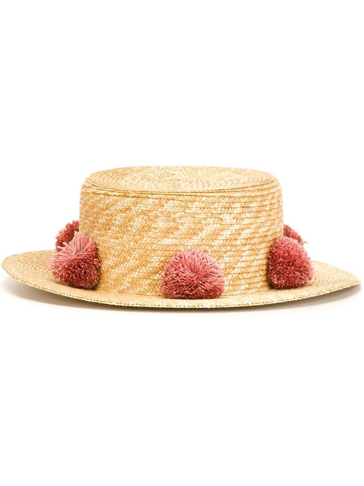 Eshvi Eshvi For 711 Venus Hat, Women's, Size: M, Nude/neutrals, Straw