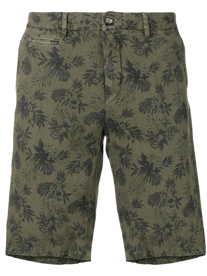Altea Floral Print Bermuda Shorts - Green