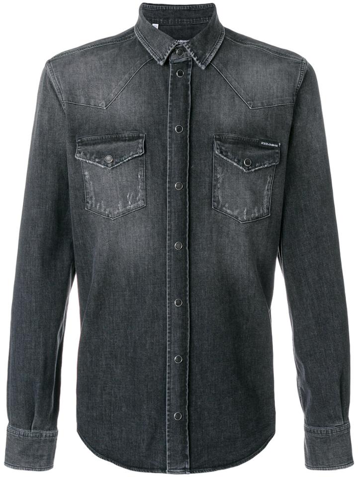 Dolce & Gabbana Denim Shirt - Grey